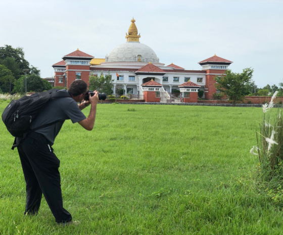 Explore different monasteries around Lumbini in Rickshaw: 4-5 hrs (B)