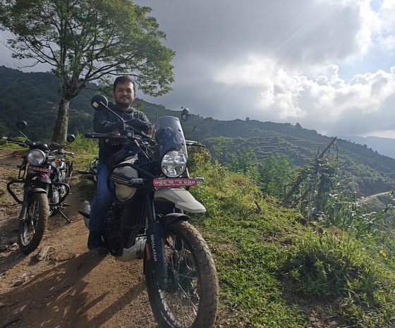 On the way to Dhorpatan hunting reserve 