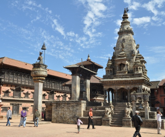 Fly back to Kathmandu and Bhaktapur sightseeing