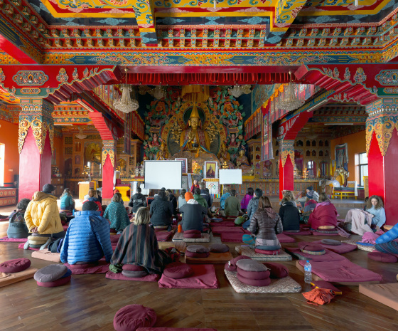 A spiritual day with the monks