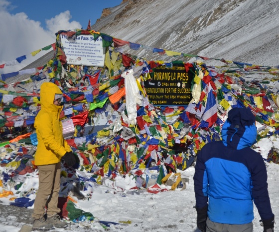 Trek Thorang Phedi -Muktinath (3800m/12468ft) via Thorang La Pass (5416m/17769ft) approx. 13kms: 7 to 8 hours walk (B, L, D)