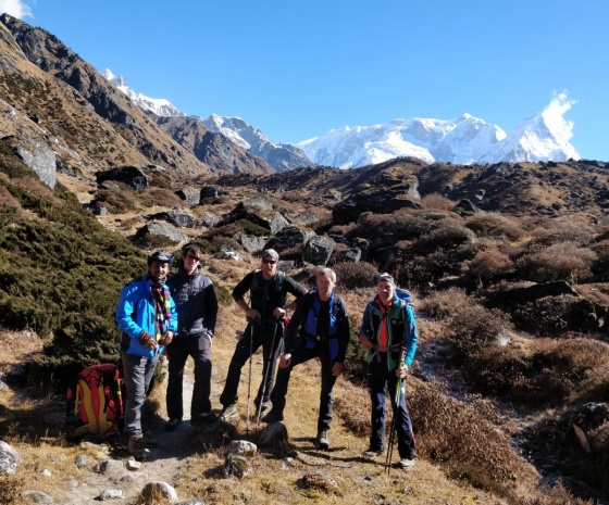 Trek Ramchaur (Ramche) to Yalung Base Camp (4500m), back to Cheram: 3 - 4 hours 