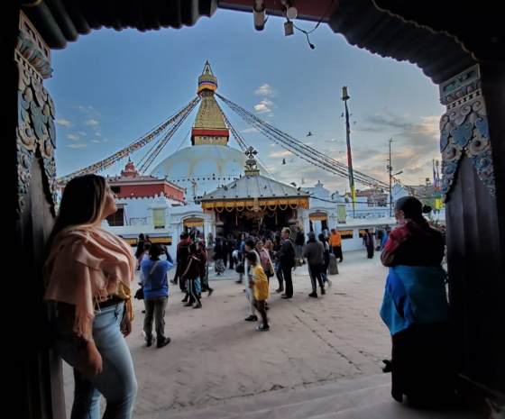 UNESCO Heritage Sites Tour in Kathmandu Valley: Sightseeing at Patan Durbar Square, Swayambhunath, Boudhanath & Pashupatinath followed by evening Aarati: 8-9 hours (B)