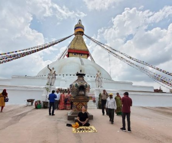 Sightseeing at UNESCO Heritage Sites in Kathmandu Valley: Patan Durbar Square, Swayambhunath, Boudhanath, Pasupatinath followed by evening Aarati : Duration 8-9 hours 