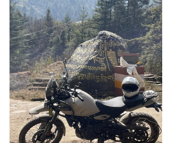Riding under laps of Mount Everest