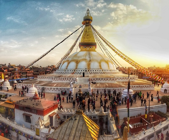 UNESCO Heritage sites tour in Kathmandu Valley: Sightseeing at Patan Durbar Square, Swayambhunath (B)