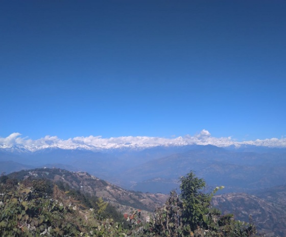 Witness Sunrise early in the morning: Trek Nagarkot- Dhulikhel (1550 m): 5-6 hrs walks (B)