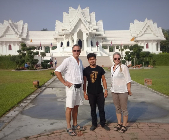 Explore different monasteries around Lumbini in Rickshaw: 4-5 hrs (B)