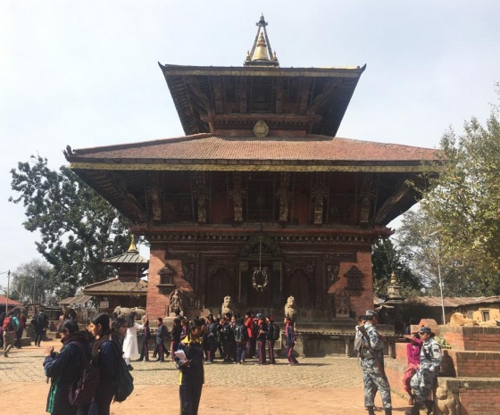 Drive to Changunarayan: 1 & ½ hrs: Trek to Nagarkot (2175 m altitude): 3-4 hrs walk (B)