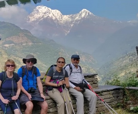 Ghandruk - Landruk (1565 m) / Trek duration: 4-5 hours Distance: 10.1 km (B, L, D)