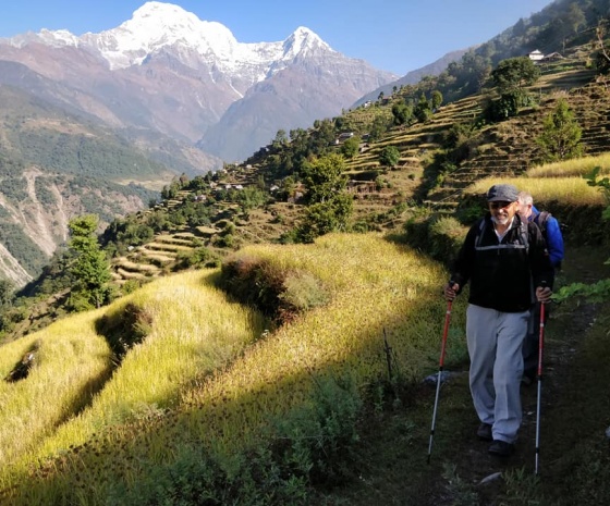 Landruk - Majgaon(1400m) / Trek duration: 4 hours Distance: 7 km (B,L,D)