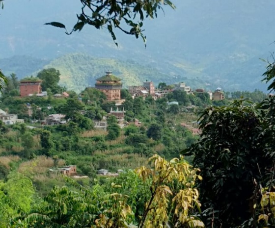 Cross border & drive to Nuwakot, a historical town  (B)