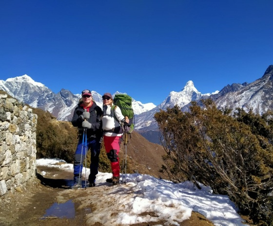 Trekking da Namche Bazaar a Tengboche