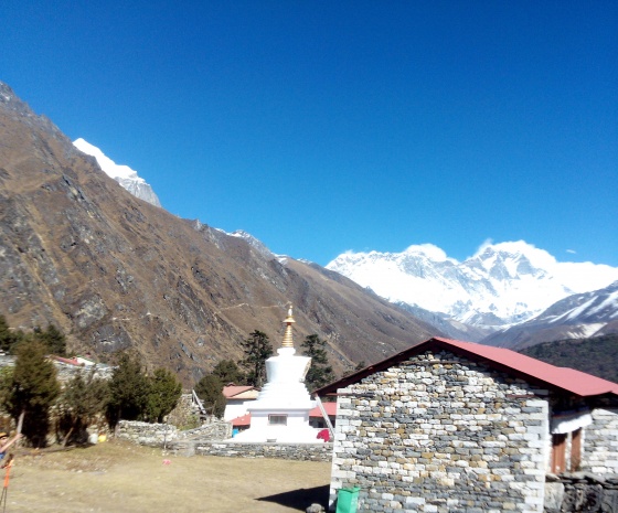 Namche to Thame 3884m  4-5 hour  walk (B, L,D)