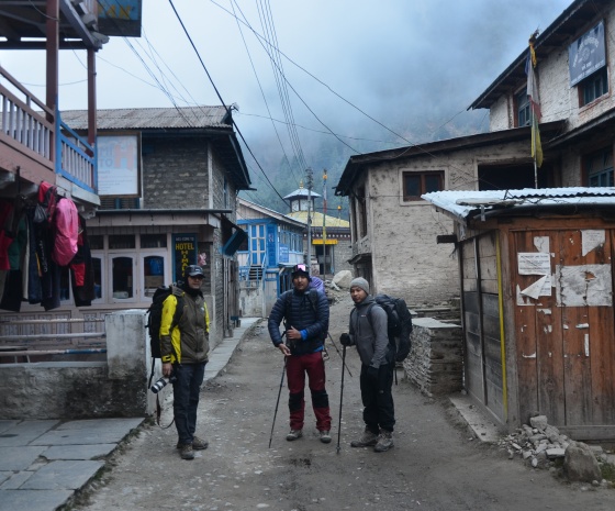 Trek Chame - Pisang (3185m/10450ft) approx. 13kms: 5-6 hours walk (B, L, D)