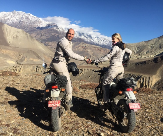 Ride Tal to Manang village 