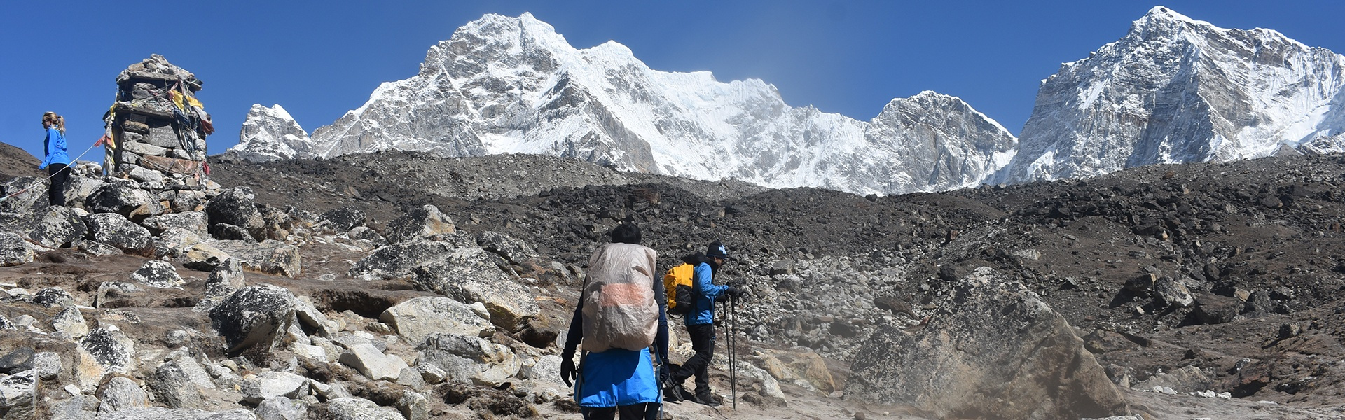 La conquista di Sagarmāthā Trekking al Campo Base Everest Banner