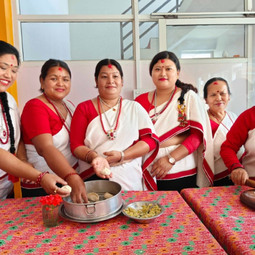 Momo making with local host
