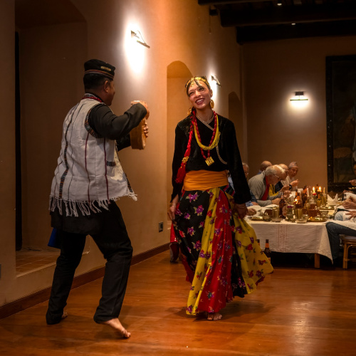 Dinner with cultural dance