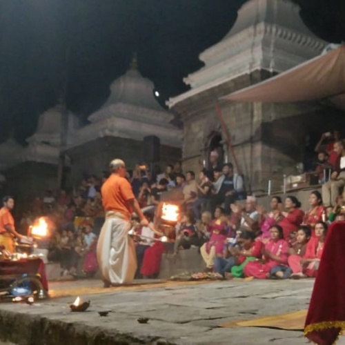 Evening Aarati Celebration at Pashupatinath Temple