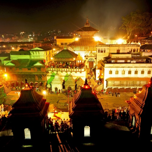 Evening Aarati Celebration at Pashupatinath Temple