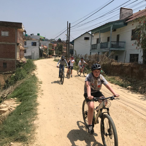 Cycling in Panauti