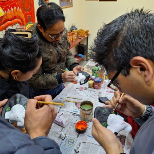 Mask painting