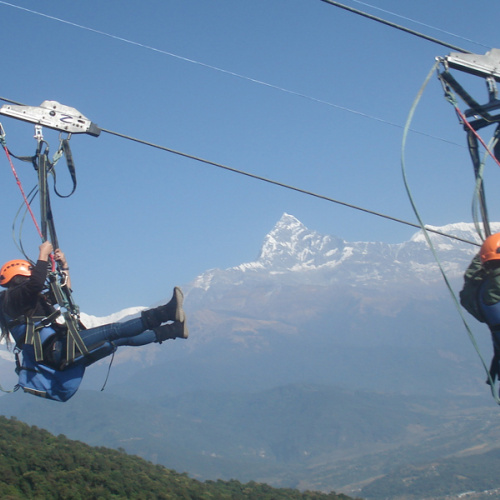 Zip Line in Pokhara