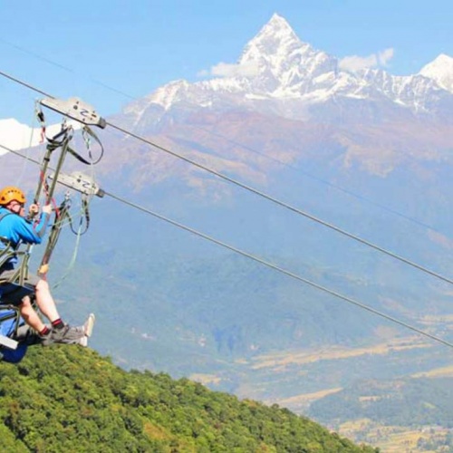 Zip Line in Pokhara