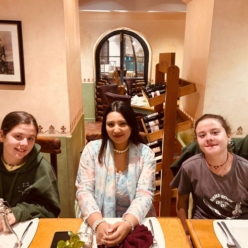 Dinner with former Kumari
